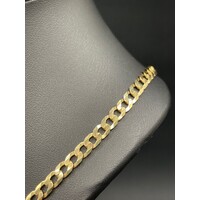 Men's 9ct Yellow Gold Curb Link Necklace