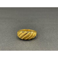 Ladies 21ct Yellow Gold Band Ring