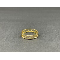 Unisex 18ct Yellow Gold Greek Pattern Ring