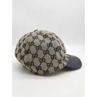 Gucci GG Pattern Logo Printing Splicing Baseball Cap Size L 56 Children’s Cap