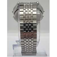 Timex T80 Space Invaders Silver Stainless Steel Digital Watch TW2V30000