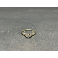 Ladies 18ct White Gold Diamond Ring