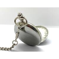 FOB Watch Box Scottish Piper Round Pocket Watch with Metal Strap with Box