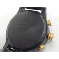 Nixon Simplify The 51-30 Chrono Matte Black Gold Stainless Steel Mens Watch