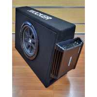 Kicker 44KKP210 Subwoofer 150W/RMS 300W and Amplifier 125W/RMS 250W