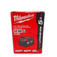 Milwaukee M18 18V RedLithium-Ion 5.0Ah Extended Capacity Battery Pack M18B5