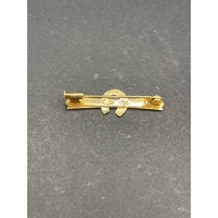 Ladies 18ct Yellow Gold Horse Shoe Brooch