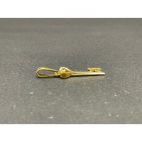 Ladies 18ct Yellow Gold Milestone 21 Key Pendant