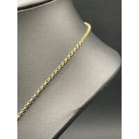 Ladies 18ct Yellow Gold Belcher Link 'Diana' Necklace