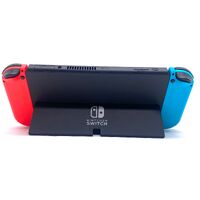 Nintendo Switch OLED Neon Blue/Neon Red Joy-Con with Dock Case Game Accessories