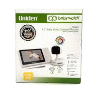 Uniden BW4501 4.3 Inch Full HD Baby Video Camera Monitor with Clamp Camera