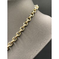 Ladies 9ct Yellow Gold Belcher Link Necklace