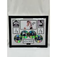 Justin Bieber Limited Edition 214/500 Framed Music Memorabilia with Certificate