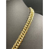 Unisex 18ct Yellow Gold Curb Link Necklace