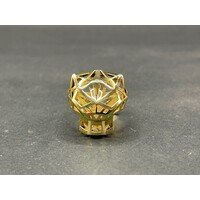 Ladies 18ct Yellow Gold Cut Out Panther Ring