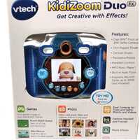 Vtech KidiZoom Duo FX Digital Zoom Camera Blue with Games for Kids