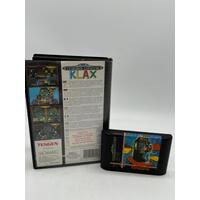 Klax Mega Drive Sega Game Cartridge