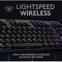 Logitech G915 TKL Tenkeyless LIGHTSPEED Wireless RGB Mechanical Gaming Keyboard