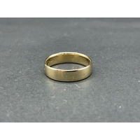 Mens 10ct Yellow Gold Plain Band Ring