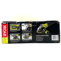 Ryobi 800W 125mm Corded Angle Grinder RAG80125-G with Accessories