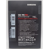 Samsung 990 Pro 2TB PCIe 4.0 NVME M.2 Internal SSD