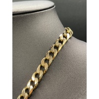 Unisex 9ct Yellow Gold Curb Link Necklace