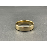 Mens 10ct Yellow Gold Plain Wedding Band Ring