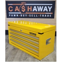 Stanley 27 Inch 4 Drawer Top Chest Yellow Finish No Key