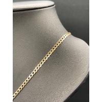 Unisex 9ct Yellow Gold Curb Link Necklace