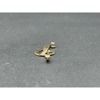 Ladies 9ct Yellow Gold Letter P Pendant