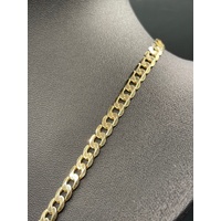 Unisex 9ct Yellow Gold Curb Link Necklace