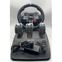 Logitech G29 Driving Force Steering Wheel and Pedals for PS4 and PC with Leads