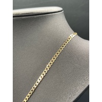 Unisex 9ct Yellow Gold Curb Link Necklace