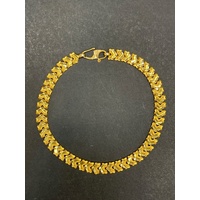 Ladies 22ct Yellow Gold Fancy Link Bracelet