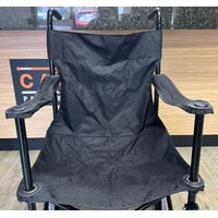 EquipMed Transit Chair Foldable Design Black