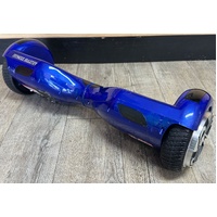 Fitness Master Blue Self Balancing Electric 2 Wheel Hoverboard and Charger Cable