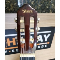 Valencia VC154CE Nylon String Semi-Classical Guitar with Built-In Tuner