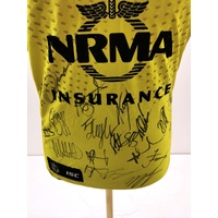 NRL Broncos Brisbane NRMA Insurance Signed Training Jersey Size L