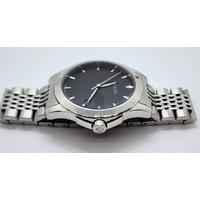 Gucci G Timeless 126.4 Sapphire Crystal Stainless Steel Silver Quartz Mens Watch