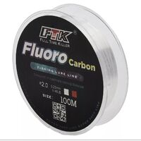 FTK Full Time Killer Fluoro Carbon Fishing Lure Line Size 100m