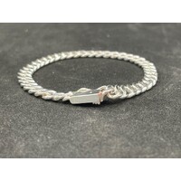 Unisex 925 Sterling Silver Cuban Link Bracelet NEW