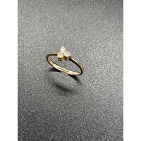 Ladies 9ct Yellow Gold Dante Diamond Ring Fine Jewellery Elegant Design