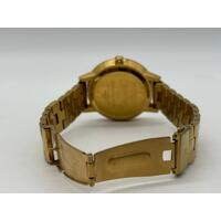 Nixon The Kensington Watch Movin Out Gold Case Steel Bracelet Band Gold Face