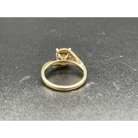 Ladies 9ct Yellow Gold Diamond Dress Ring Fine Jewellery Sparkling Diamonds