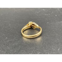 Ladies 18ct Yellow Gold Diamond Ring (Pre-Owned)