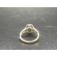 Ladies 9ct Yellow Gold Diamond Engagement Ring (Pre-Owned)