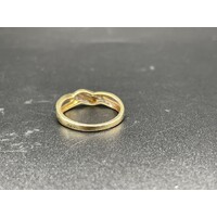 Ladies 9ct Yellow Gold Ring (Pre-Owned)