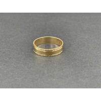 Unisex 18ct Yellow Gold Band Ring (Pre-Owned)