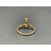 Ladies 18ct Yellow Gold Diamond Ring (Pre-Owned)