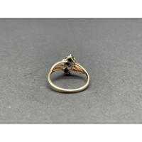 Ladies 9ct Yellow Gold Gemstone Ring (Pre-Owned)